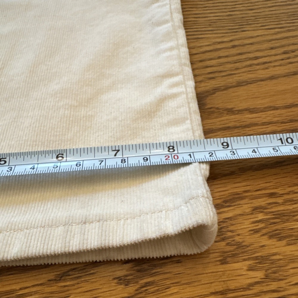 NWT Levi's 725 High Rise Bootcut Corduroy Pant W Size 31 Ivory Indie Boho Hippie - Picture 9 of 10
